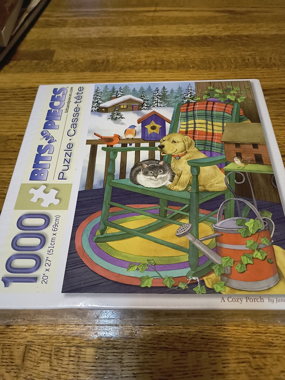 1000-Piece Cozy Porch Puzzle - Multicolor